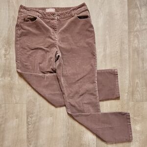 Chico's Taupe Corduroy Pants